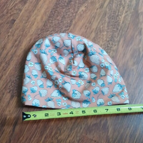 Strawberry Print Beanie - Picture 3 of 6